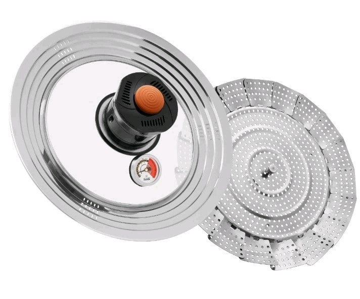 Air Whirl Crisper Air Fryer Lid for Pots & Pan - Fits 10 to 12 inch Pots NEW