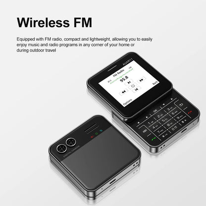 SERVO Rotating Sliding Mini Mobile Phones 2.4“ GSM Blacklist Speed Dail Dual SIM