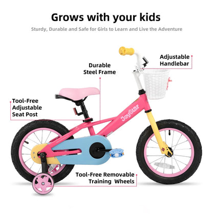 12 Inch Kids Toddler Starter Bicycle Training Wheels BEST GIFT For Ages 2-4 Girl