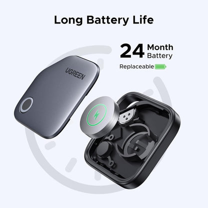 UGREEN 2Pack Finetrack Smart Finder Compatible with Apple Find My (Ios Only) 2-Y