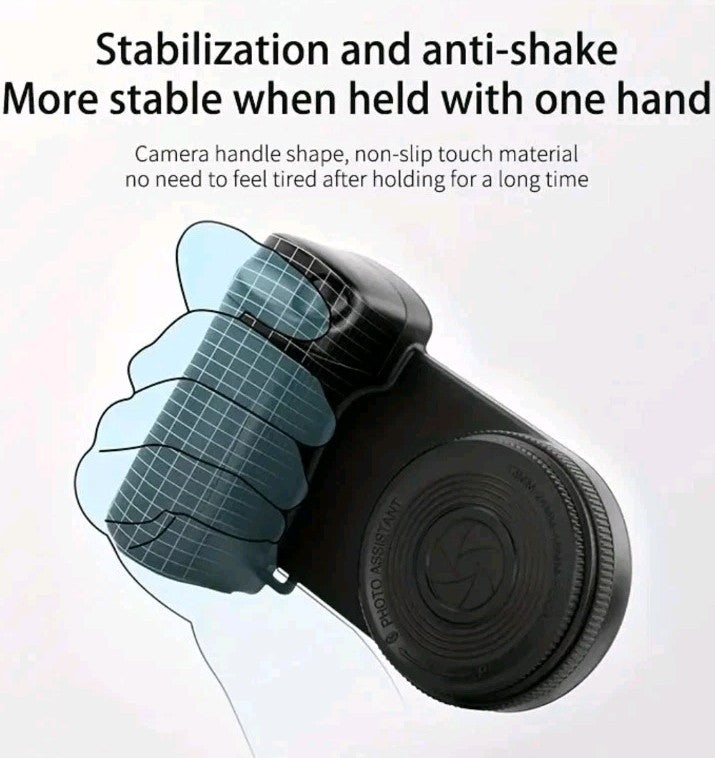 2 in 1 Magnetic Suction Handheld Bluetooth Phone Camera Shutter Hand Grip Holder